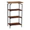Household Essentials Crown 43" 4-Tier Bookshelf